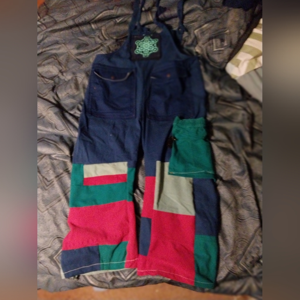 Upcycled overalls